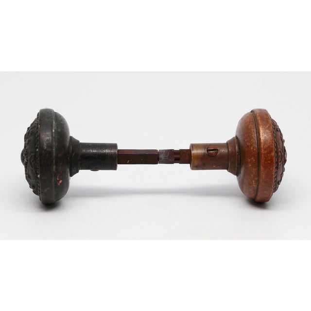 Traditional Pair of Bronze Sargent Bf Door Knobs For Sale - Image 3 of 4