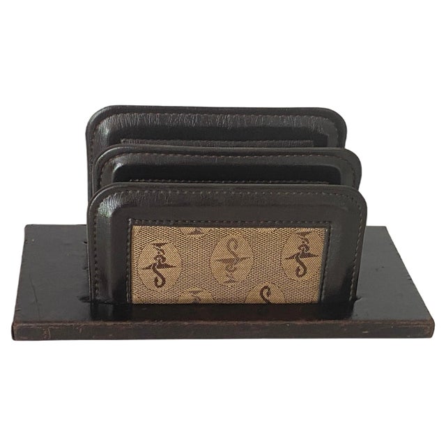 Desk Letter Holder in Black, France, 20th Century For Sale