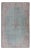 Vintage Turkish Rug With Khotan Design in Sea Foam Blue, Taupe and Light Brown 4'11 X 8'6 For Sale