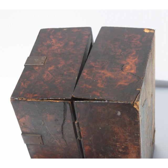 Wood Early 18th Century Burlwood Box For Sale - Image 7 of 7