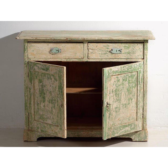 Antique Green Bedroom Dresser, 1920s For Sale - Image 17 of 18