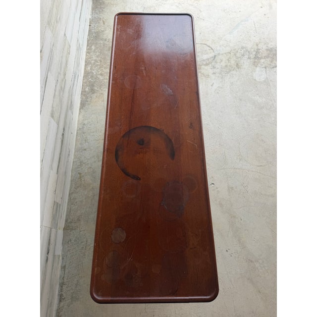 Mid 20th Century Mid-Century Modern Teak and Cane Coffee Table by Hans J. Wegner for Andreas Tuck For Sale - Image 5 of 10