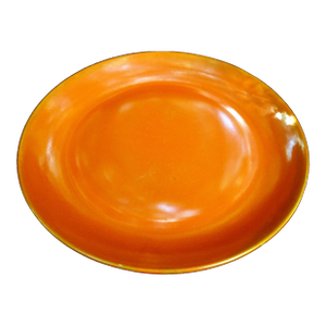 1930 Catalina Island Pottery Red Clay Monumental Charger Toyon Red 18"