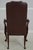 Hickory Furniture Pair of Hickory Leather Mahogany Armchairs - New Upholstery For Sale - Image 4 of 18