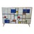 Wood Mondrian Style Four-Drawer Dresser in Murano Glass, 1980s For Sale - Image 7 of 7