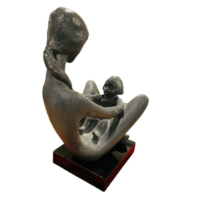 1970’s Kathy Klein Generations Sculpture by Austin Productions of Mother and Child For Sale In Dallas - Image 6 of 12