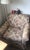 Art Deco Upholstered Vintage Floral Armchair For Sale - Image 3 of 3