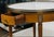 1940s 1940s Pair of Louis XVI Style Bouillotte Tables With Marble Tops & Brass Gallery – Two-Tier Drink Tables For Sale - Image 5 of 10