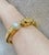 Bochic "Orient" Vintage Ruby, Pearl & Sapphire Dragon Bangle Set 18K Gold & Silver For Sale - Image 4 of 7