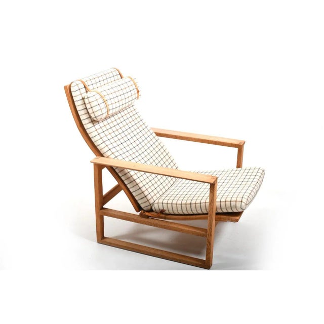 Oak Bm-2254 Sled Chair by Børge Mogensen for Fredericia For Sale - Image 6 of 12