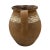 This antique two-handle terra cotta vessel from Hungary is a wonderful addition to any Farmhouse decor. The rustic pottery...