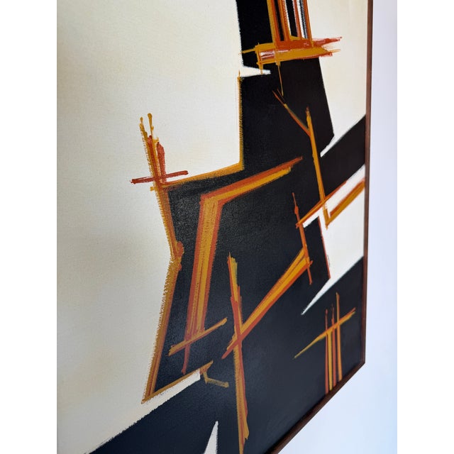 Taogaea (Eddie Powell, 1938–2012) Abstract Expressionist Oil Painting on Canvas - Framed For Sale - Image 11 of 15