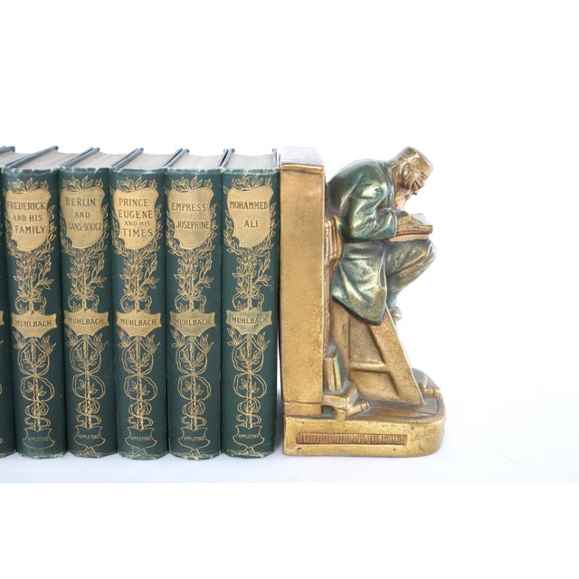 Collection Leather Bound Library Book Set - 7 Pieces For Sale In New York - Image 6 of 11