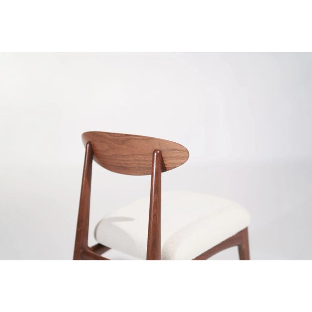 Sculpted Walnut Desk Chair by C. Stan Morris, Circa 1967 For Sale - Image 10 of 12