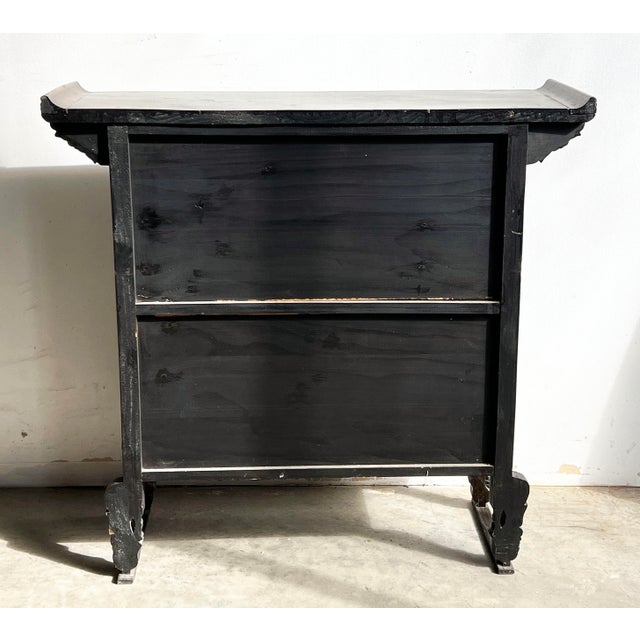 Antique Korean Apothecary Herbal Medicine Cabinet With Brass Hardware For Sale - Image 12 of 12