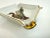 Gold Vintage Mid-Century German Porcelain Duck Ashtray With Gilded Trim For Sale - Image 8 of 13