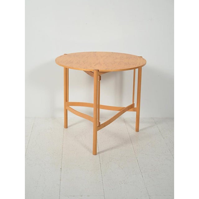 Scandinavian Round Birch Coffee Table from Karl Andersson & Söner, 1960s For Sale - Image 13 of 13