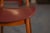 Maroon Designer Oak and Red Skai Chairs, 1960s, Set of 4 For Sale - Image 8 of 13