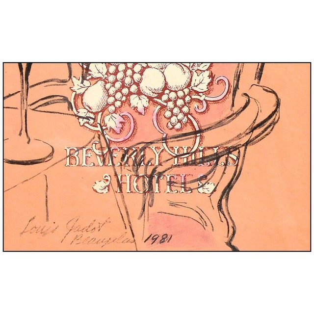 Abstract Expressionism 1980s Beaujolais at the Coterie, LeRoy Neiman For Sale - Image 3 of 7