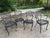 Woodard Florentine Orleans Pattern Iron Patio Chairs - Set of 4 For Sale - Image 9 of 12