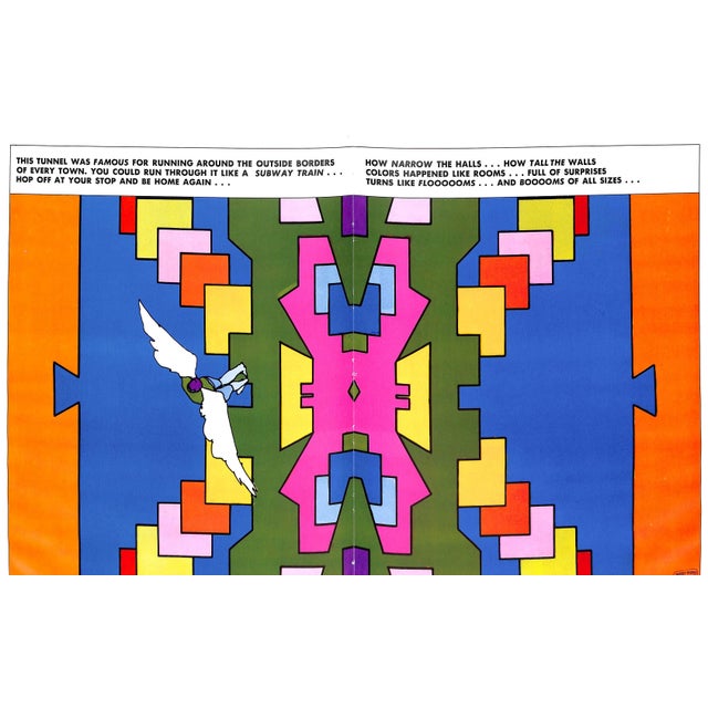 MOORE, Melody [30] pp. Franklin Watts Inc. 1970 11 1/4" x 8 1/2" Boy Green travels through the Red Cosmic Color Tunnel to...