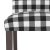 Spritely Home Megan Dining Chair in Black Classic Gingham For Sale - Image 4 of 7