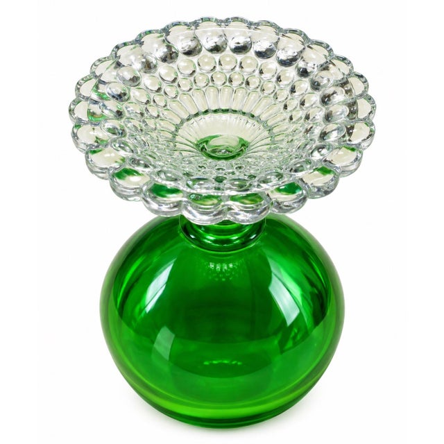 Anchor Hocking Vintage Anchor Hocking Burple Green Champagne Coupe Sherbet Glasses - Set of 4 For Sale - Image 4 of 7