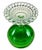 Anchor Hocking Vintage Anchor Hocking Burple Green Champagne Coupe Sherbet Glasses - Set of 4 For Sale - Image 4 of 7