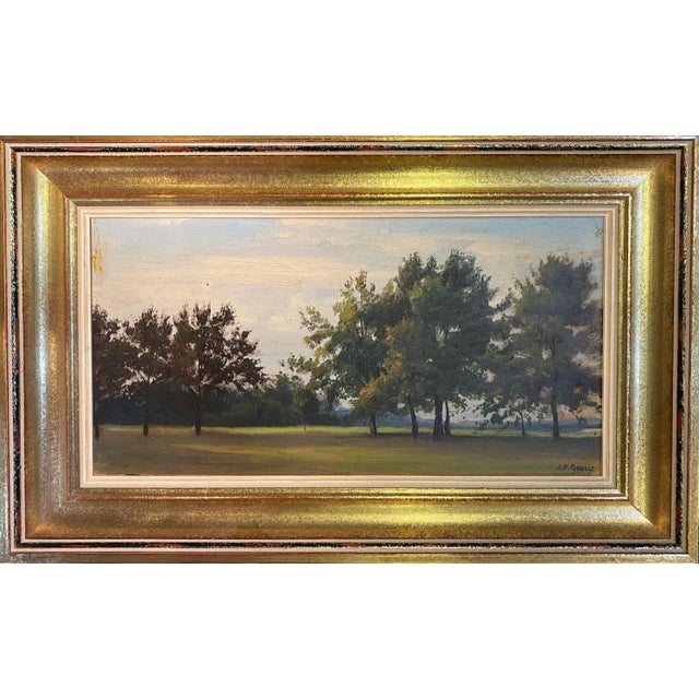 Jean-Philippe George Julliard, Countryside, Oil on Cardboard For Sale - Image 9 of 9