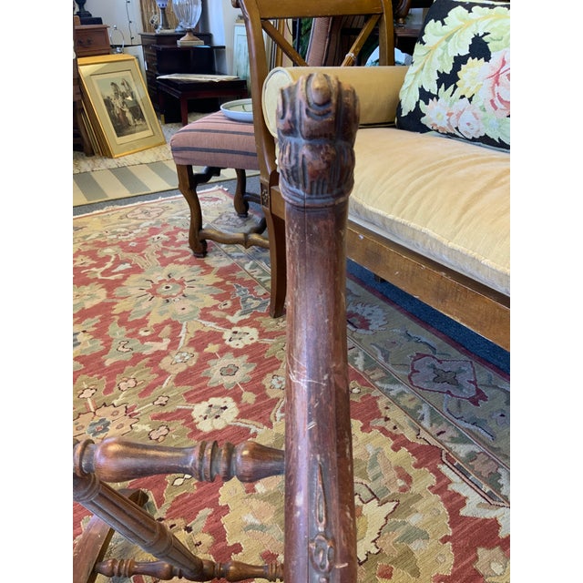 20th Century Neoclassical Paw Foot Detail Footstool For Sale In New York - Image 6 of 12
