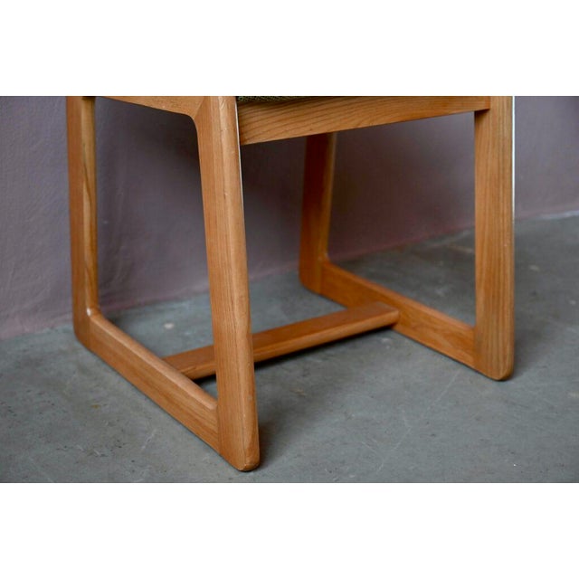 Scandinavian Wood Sled Chair For Sale - Image 9 of 16