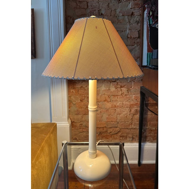 Olympia Furniture Co. Vintage 1970's Olympia Indoor Outdoor Table Lamp For Sale - Image 4 of 10