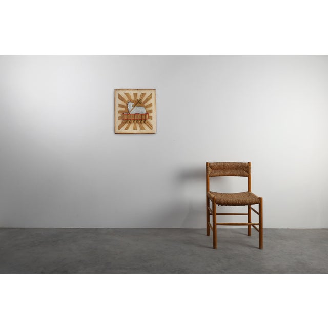 Religious Carved Wooden Agnus Dei Panel, France, 1800s For Sale - Image 5 of 11