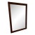 Solid Cherry Rectangular MCM Mirror Willett 5 X 3 For Sale