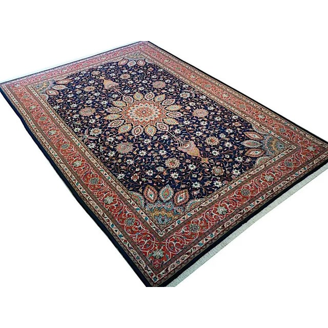 Sarough Mahallat Rug, 1970s For Sale - Image 8 of 12