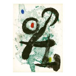 1963 Joan Miro Original Lithograph Dm03139 Derriere Le Miroir