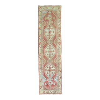 Vintage Turkish Oushak Runner For Sale
