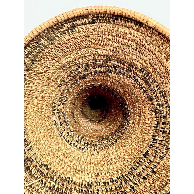 Textile African Woven Tutsi Baskets- a Set of 3 For Sale - Image 7 of 8