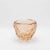 Modern Hand-Blown Murano Sculptural Bowl in Rose Gold For Sale - Image 3 of 8