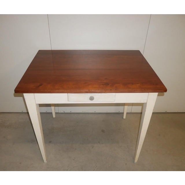 Antique Fixed Rectangular Table, 1920s For Sale - Image 3 of 17
