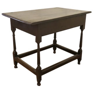 Antique Oak Writing Table For Sale