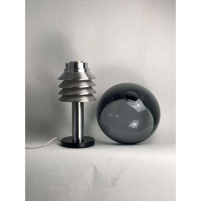 Aluminum Table Lamp by H. A. J. for Markaryd, 1960 For Sale - Image 10 of 18