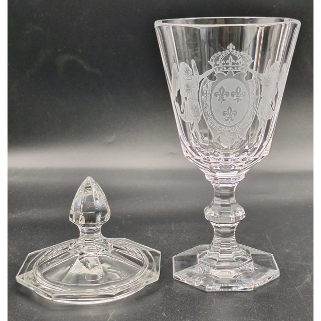 Villeroy & Boch 1998 Louis XV Limited Edition Villeroy & Boch France Goblet With Lid For Sale - Image 4 of 8