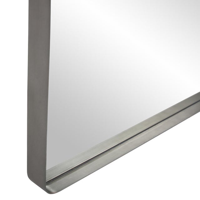 With the idea that less is more, our Steele Mirror features a simple rectangular mirror trimmed in a flat, shadow box...