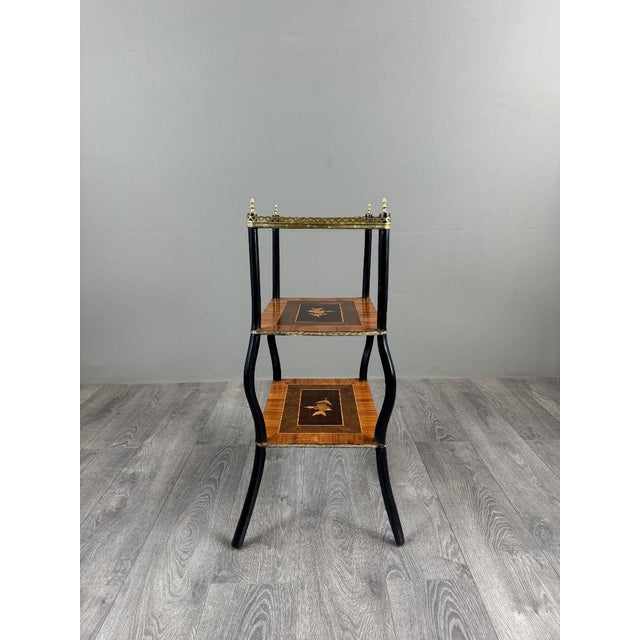 19th Century 19th Century Napoleon III Marquetry Shelf For Sale - Image 5 of 12