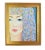 2020s Stunning Woman Portrait Oil Painting W/ Antiqued Gold Wood Frame For Sale - Image 5 of 9