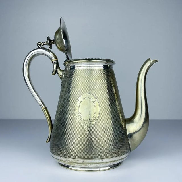 Silver Plated Coffee Pot by Benetfink & Co For Sale - Image 15 of 18