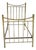 Antique Bed in Gilt Brass, 1890s For Sale