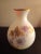 Antique White 1960s Fenton Handpainted Satin Glass Vase For Sale - Image 8 of 8