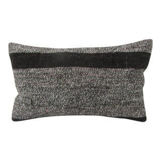 Gray & Brown Kilim Pillow For Sale